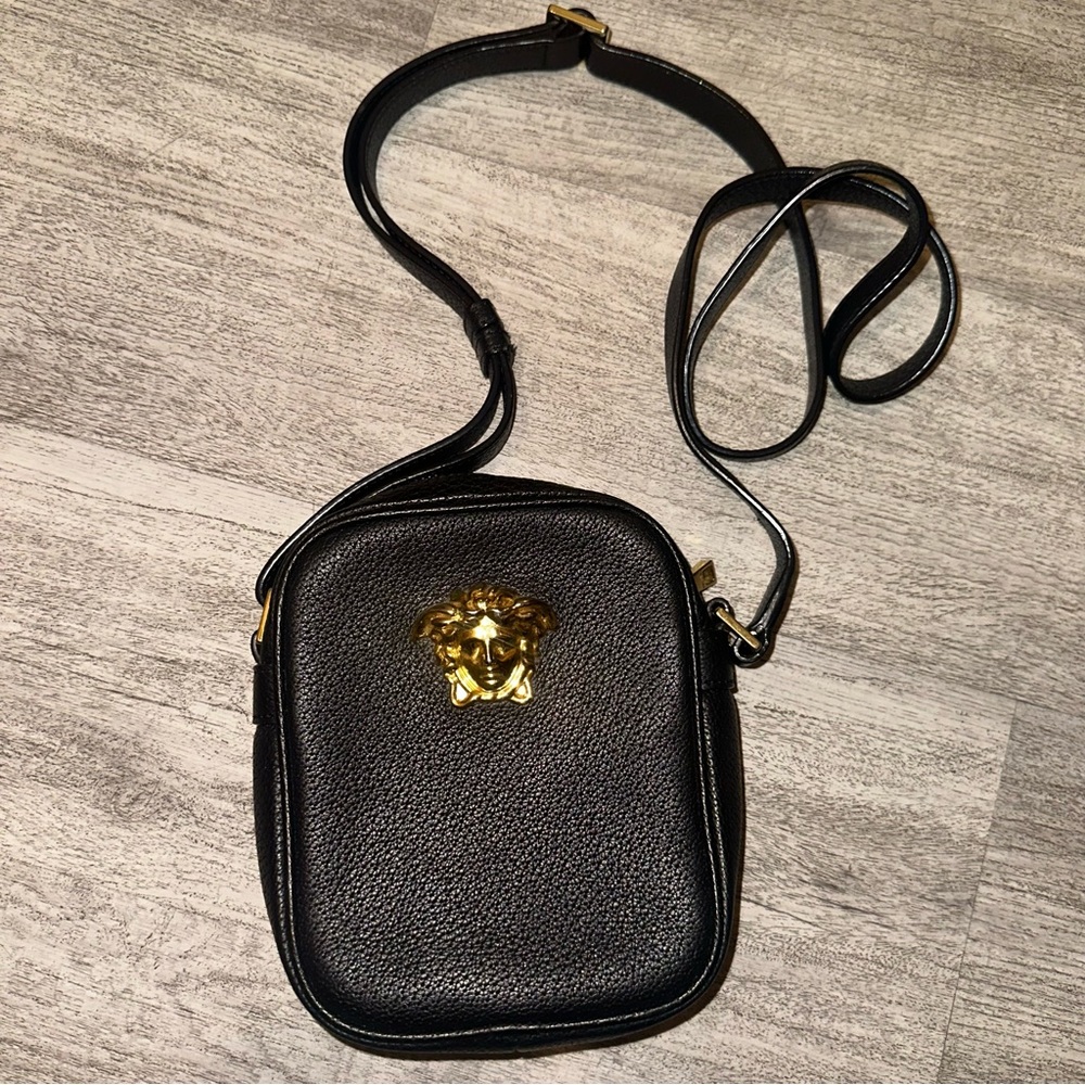 Versace Leather Camera Bag